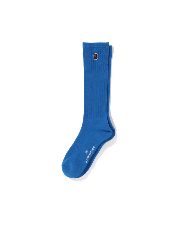 Calcetines Bape Ape Head One Point Mujer Azul Real Azules | PYELT-9548