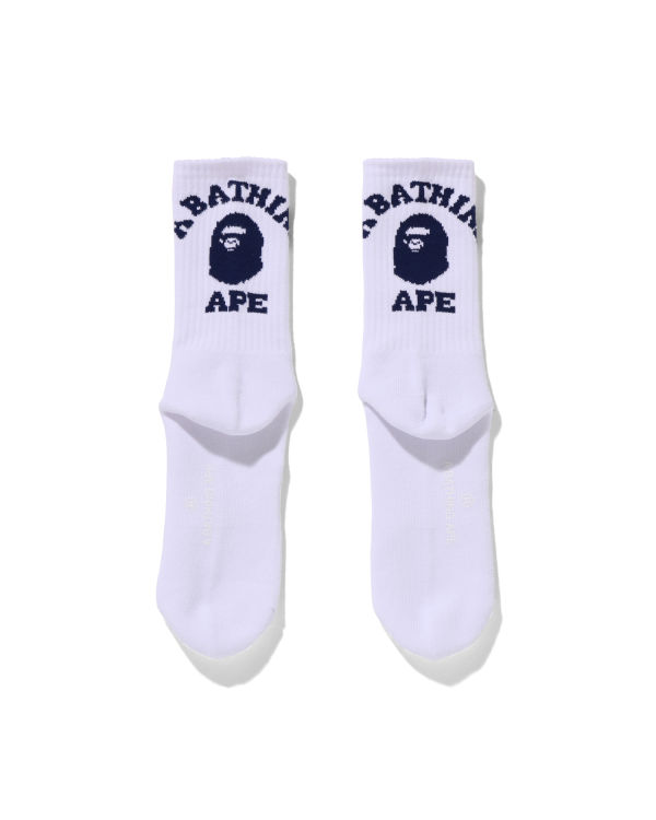 Calcetines Bape College Hombre Azules | EGZUQ-9836