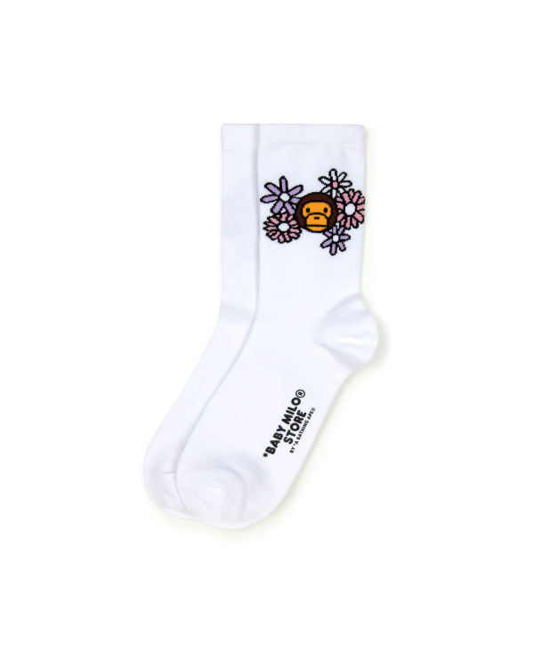 Calcetines Bape Milo Mujer Blancas | RZYJN-0629