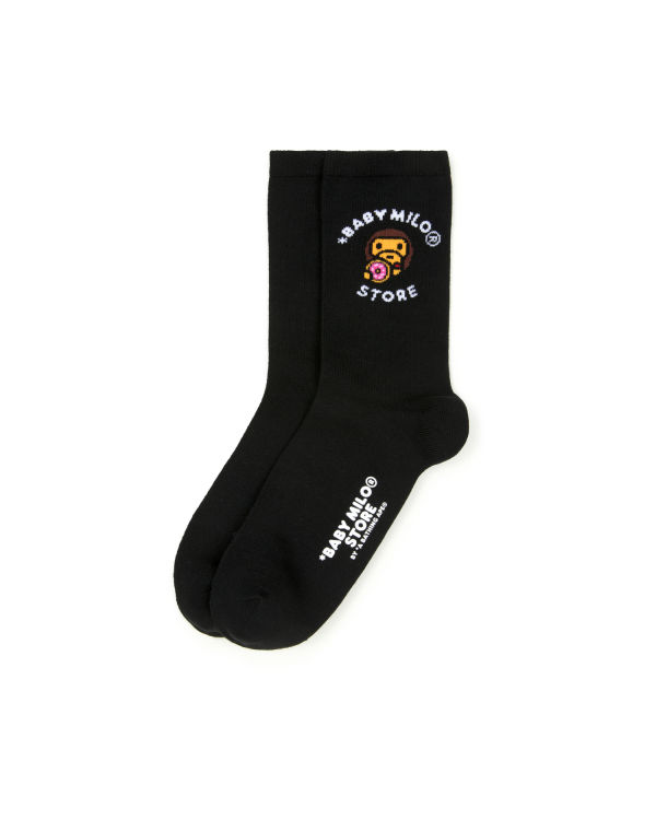 Calcetines Bape Milo Mujer Negras | WXMHE-7810