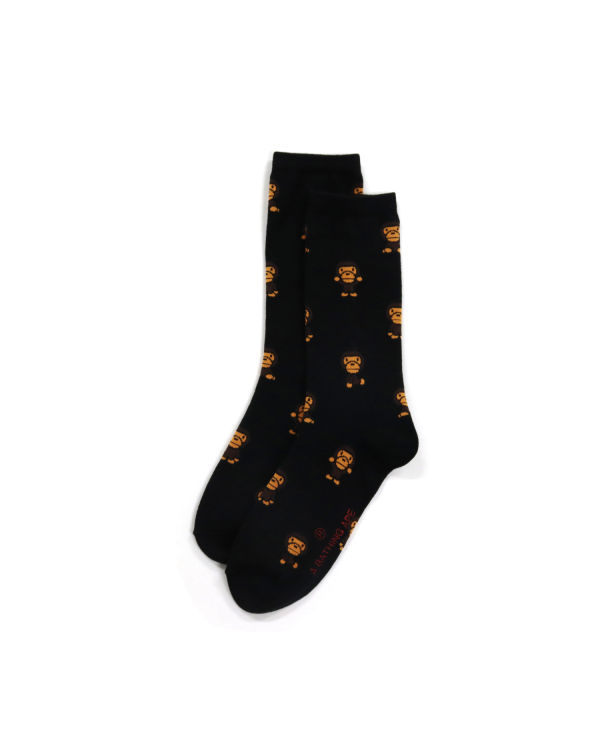 Calcetines Bape Milo Mujer Negras | YTLUN-6419