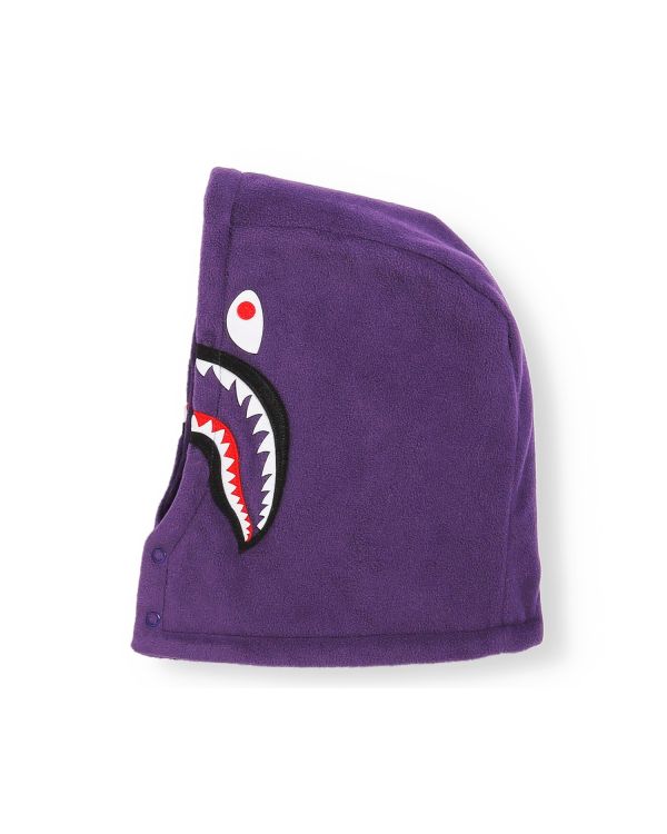 Calentador De Cuello Bape Shark Niños Moradas | PIMNJ-6194