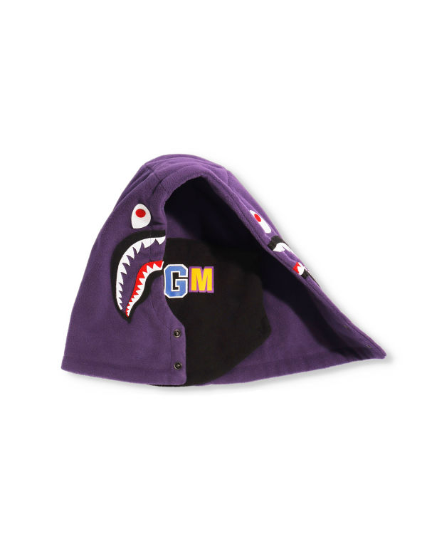 Calentador De Cuello Bape Shark Niños Moradas | PIMNJ-6194