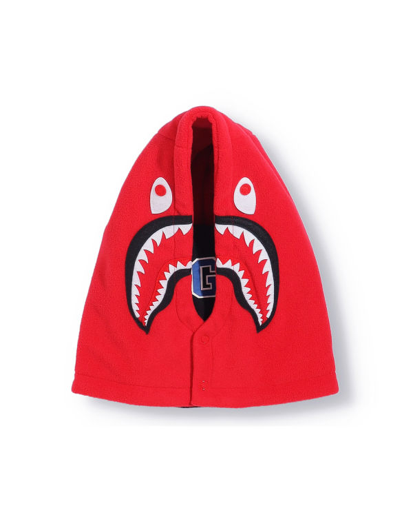 Calentador De Cuello Bape Shark Niños Rojas Claro | PDHSW-6139