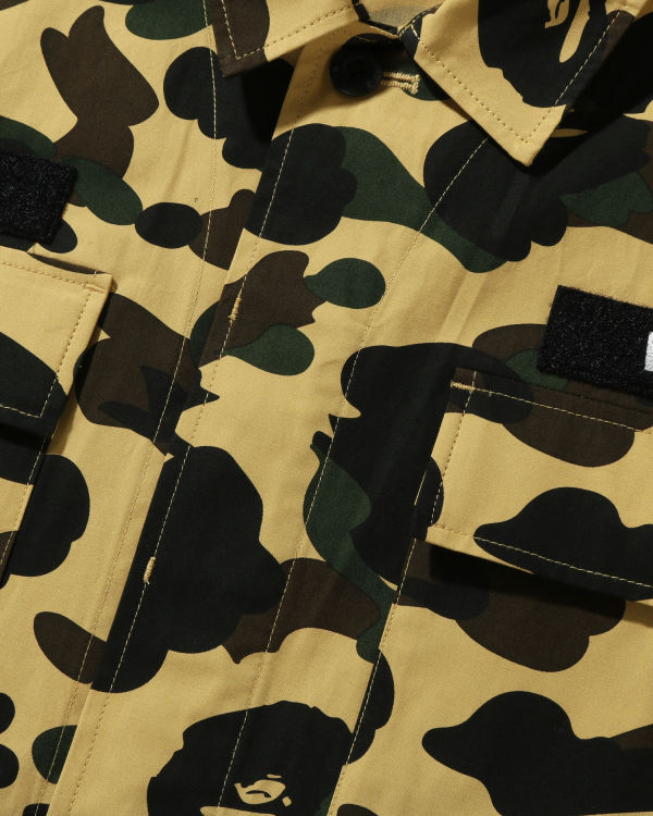 Camisas Bape 1st Camo Shark Relaxed Fit Military Hombre Amarillo | RWMEX-5089