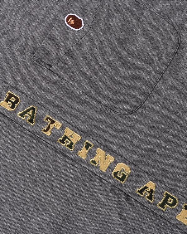 Camisas Bape A Bathing Ape Applique BD Loose Fit Hombre Negras | ZFRAL-3140