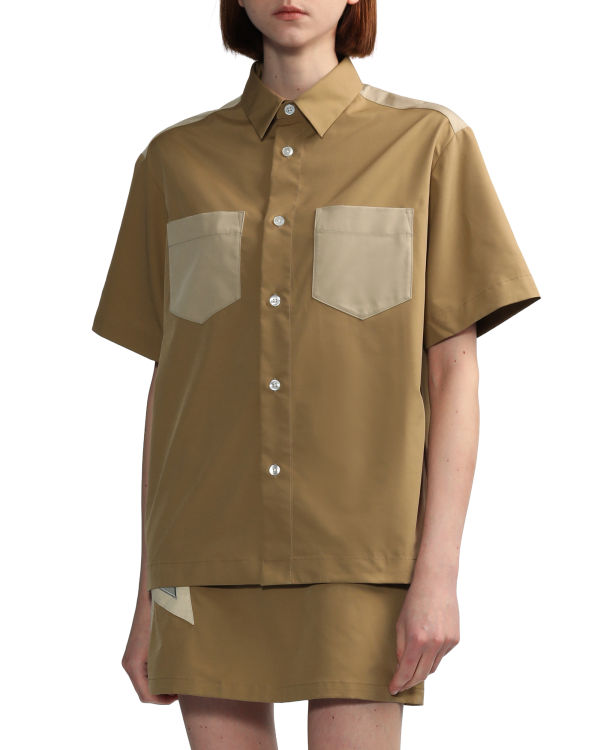 Camisas Bape STA Mujer Beige | LEOBC-5472