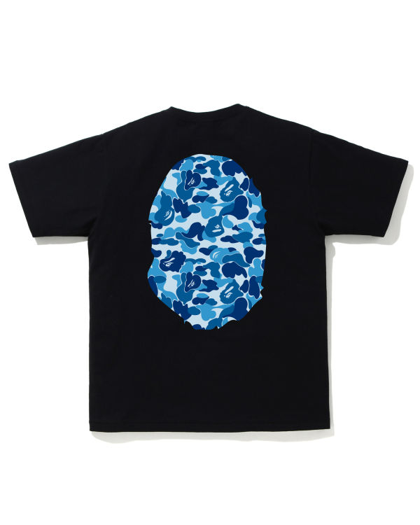 Camiseta Bape ABC Camo Big Ape Head Hombre Negras | JCTEF-2384