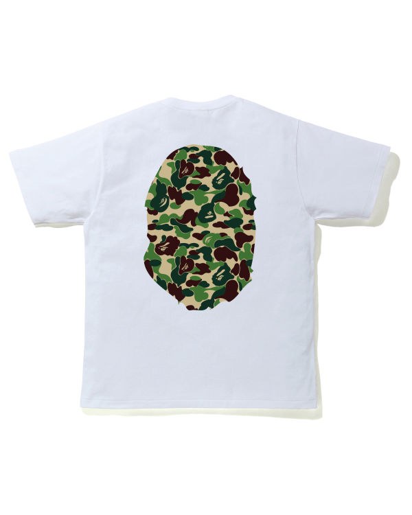 Camiseta Bape ABC Camo Big Ape Head Hombre Verde | QCGBA-3179