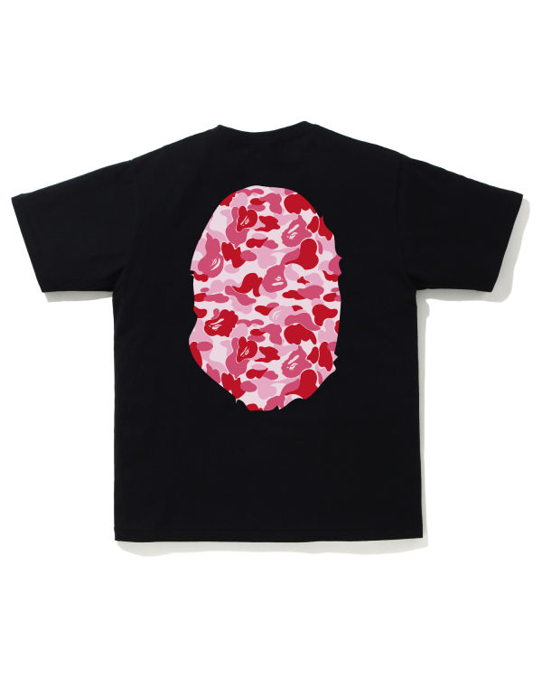 Camiseta Bape ABC Camo Big Ape Head Hombre Rosas | SCPLQ-1526