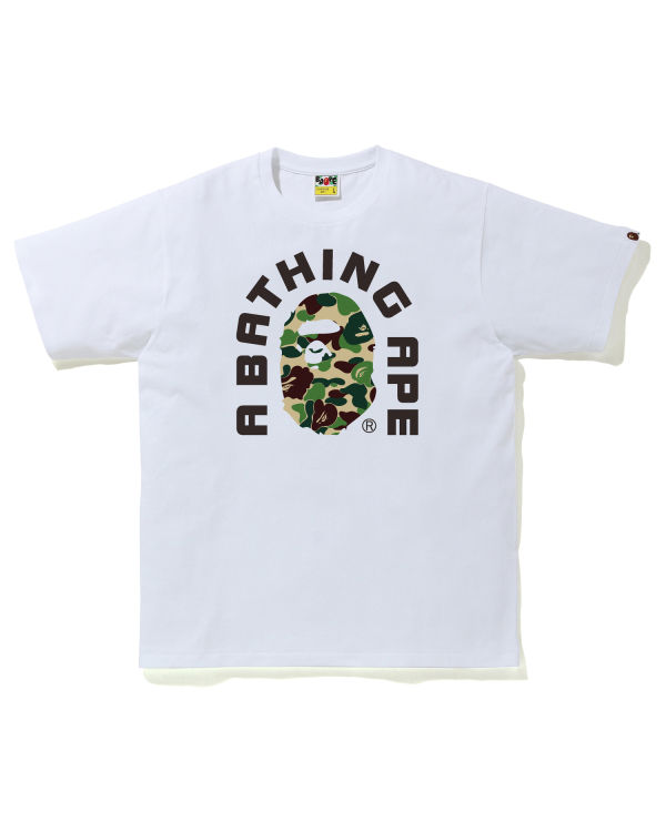 Camiseta Bape ABC Camo College 2020 Hombre Verde | MKCZA-4516