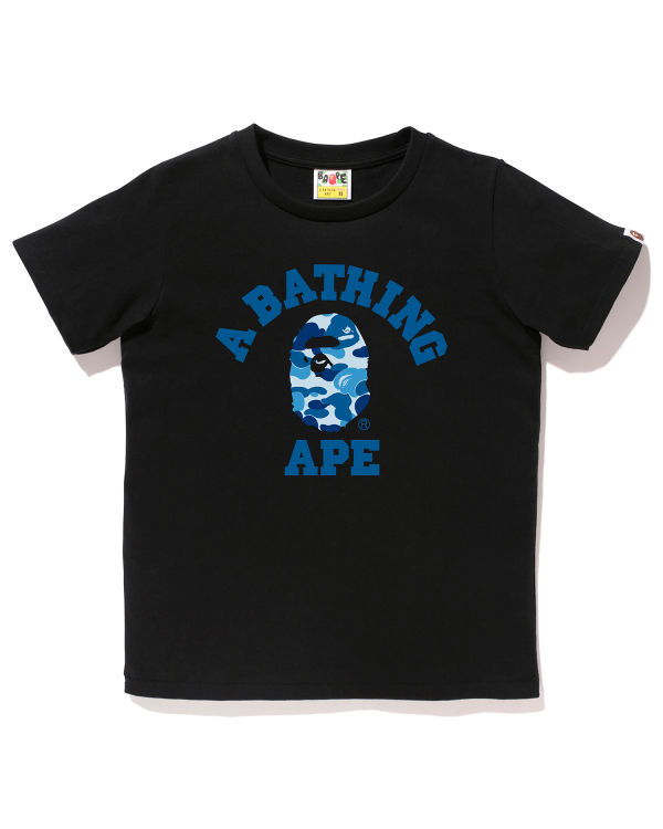 Camiseta Bape ABC Camo College Mujer Negras | AICYX-2854