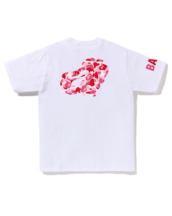 Camiseta Bape ABC Camo Hombre Blancas | DVHCK-5246