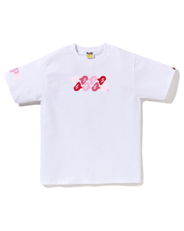 Camiseta Bape ABC Camo Hombre Blancas | DVHCK-5246