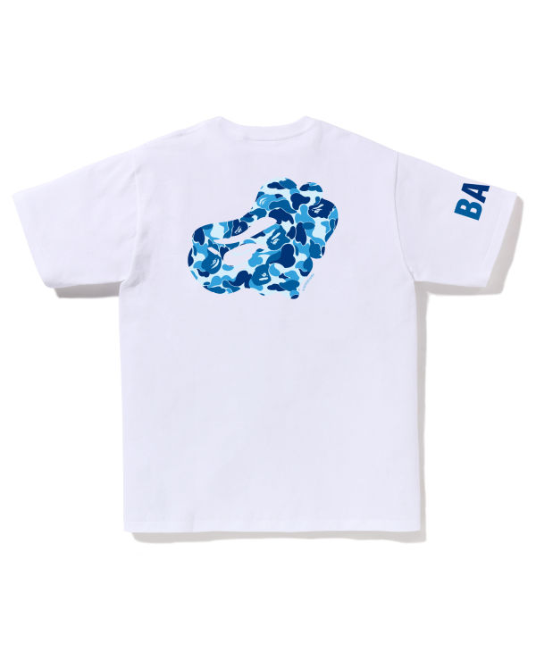 Camiseta Bape ABC Camo Hombre Blancas | NVFTY-7046