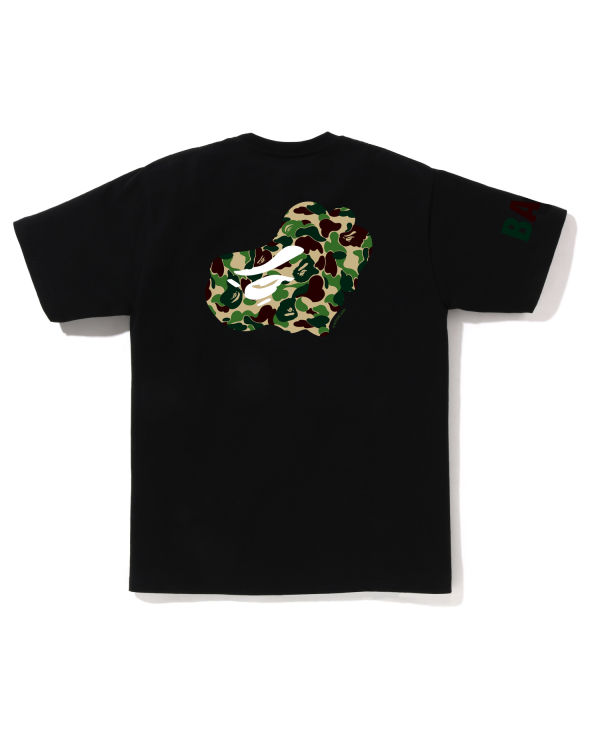 Camiseta Bape ABC Camo Hombre Negras | AYZUG-1650