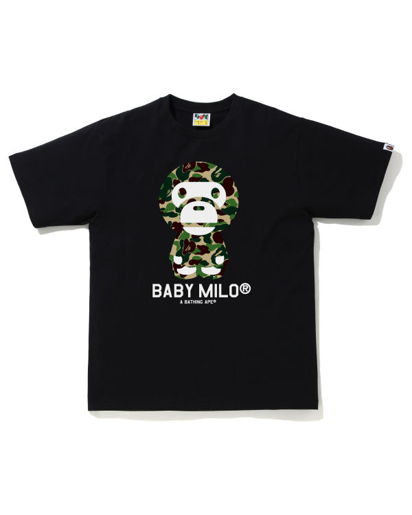 Camiseta Bape ABC Camo Milo Hombre Verde | CTQRJ-5679