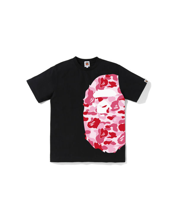 Camiseta Bape ABC Camo Side Big Ape Head Jr Niños Negras | BIRFW-4625