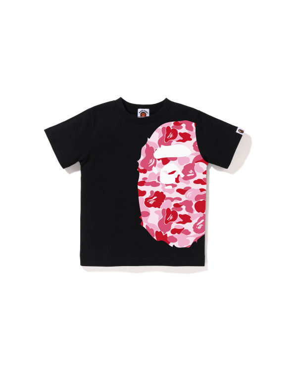 Camiseta Bape ABC Camo Side Big Ape Head Niños Negras | BWYND-1362