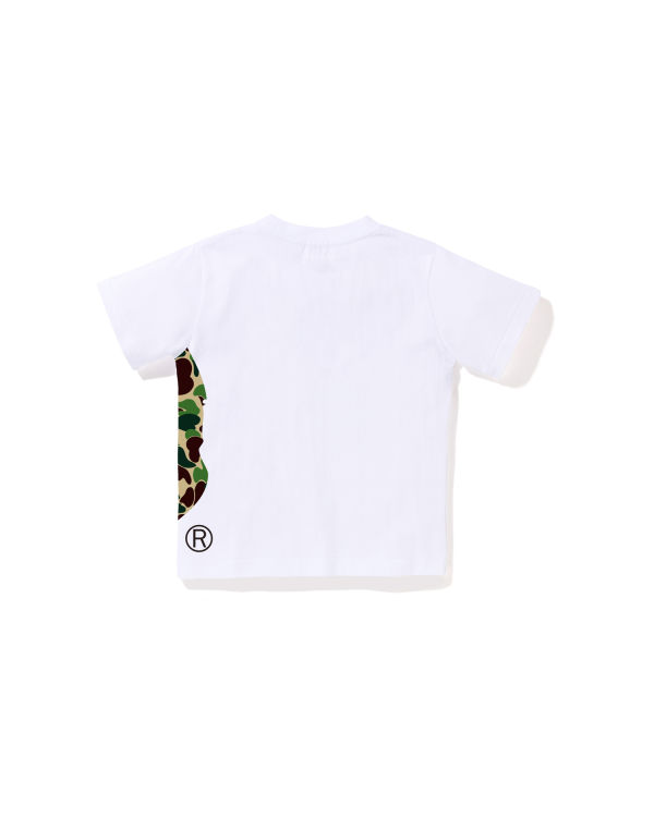 Camiseta Bape ABC Camo Side Big Ape Head Niños Blancas | HKQUR-2054