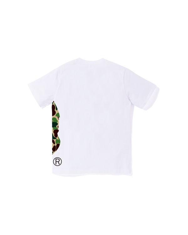 Camiseta Bape ABC Camo Side Big Ape Head Jr Niños Blancas | JTZBK-5918