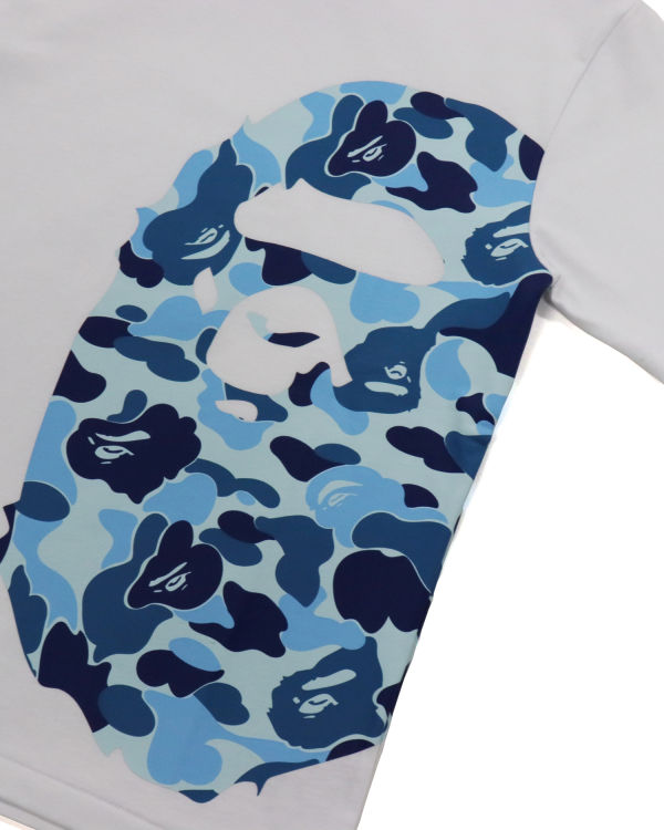 Camiseta Bape ABC Camo Side Big Ape Head Mujer Blancas | QVPHK-0731