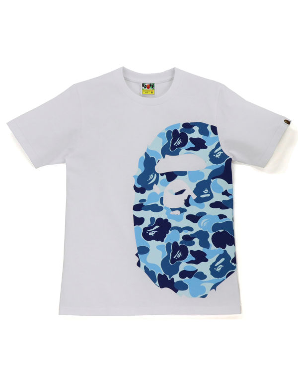 Camiseta Bape ABC Camo Side Big Ape Head Mujer Blancas | QVPHK-0731