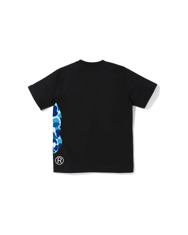 Camiseta Bape ABC Camo Side Big Ape Head Jr Niños Negras | TEIDB-8196