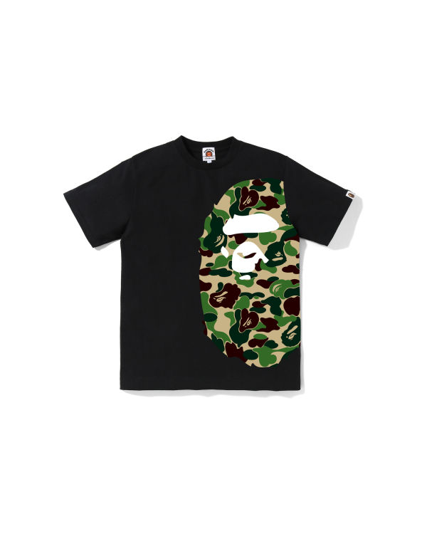 Camiseta Bape ABC Camo Side Big Ape Head Jr Niños Negras | WGHEK-5937