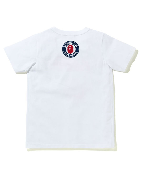 Camiseta Bape A Bathing Ape Letter Mujer Blancas | JVETH-2458