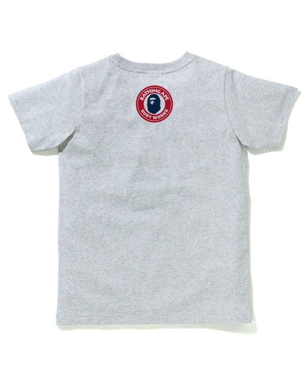 Camiseta Bape A Bathing Ape Letter Mujer Gris | TNJXB-9826