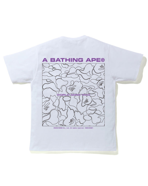 Camiseta Bape A Bathing Ape Line Camo Hombre Blancas | ROFZL-8457