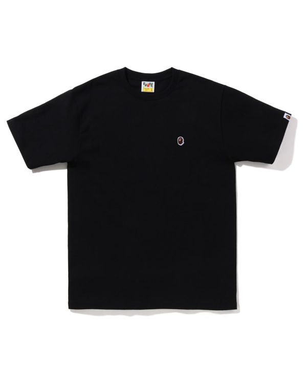 Camiseta Bape Ape Head One Point Hombre Negras | LIATX-4809