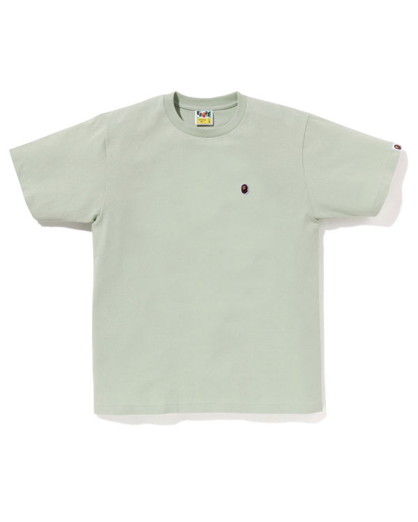 Camiseta Bape Ape Head One Point Hombre Verde | ZMICH-7648