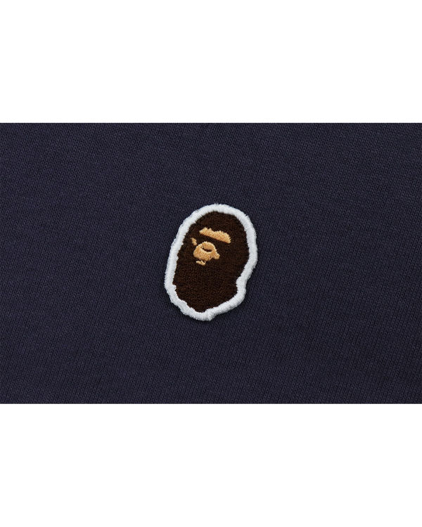 Camiseta Bape Ape Head One Point Relaxed Fit L/S Hombre Moradas | VFBIJ-2061