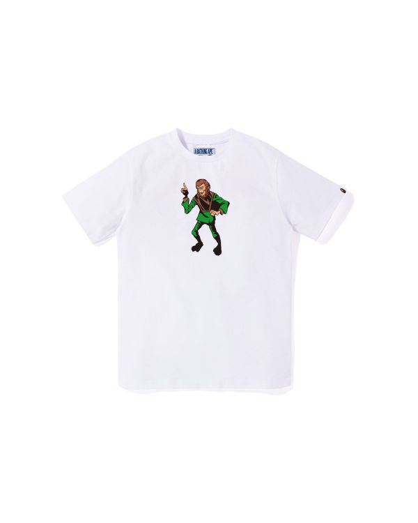 Camiseta Bape Ape Jr Niños Blancas | XSQVU-0863