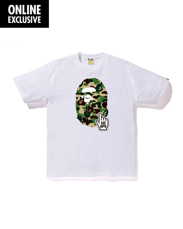 Camiseta Bape BAPEONLINE Hombre Blancas | PVCBA-4175