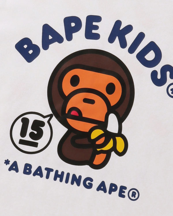 Camiseta Bape BK15TH Anniversay Milo Niños Blancas | YWLBR-8456