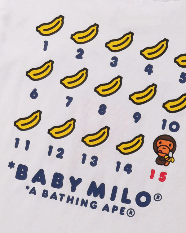 Camiseta Bape BK15TH Anniversay Milo Niños Blancas | YWLBR-8456