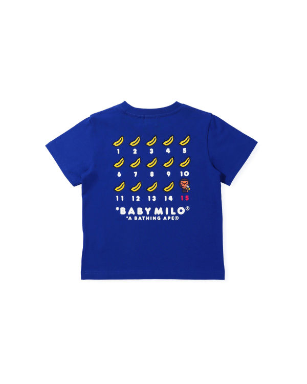 Camiseta Bape BK15TH Anniversay Milo Niños Azules | ZFWHK-8160