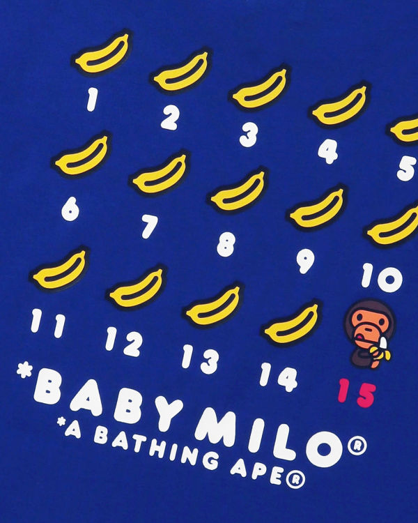 Camiseta Bape BK15TH Anniversay Milo Niños Azules | ZFWHK-8160