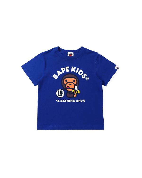 Camiseta Bape BK15TH Anniversay Milo Niños Azules | ZFWHK-8160