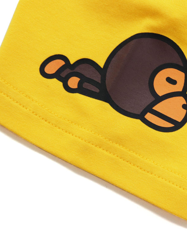 Camiseta Bape BK15th Anniversary All Milo Niños Amarillo | VUTWQ-2817