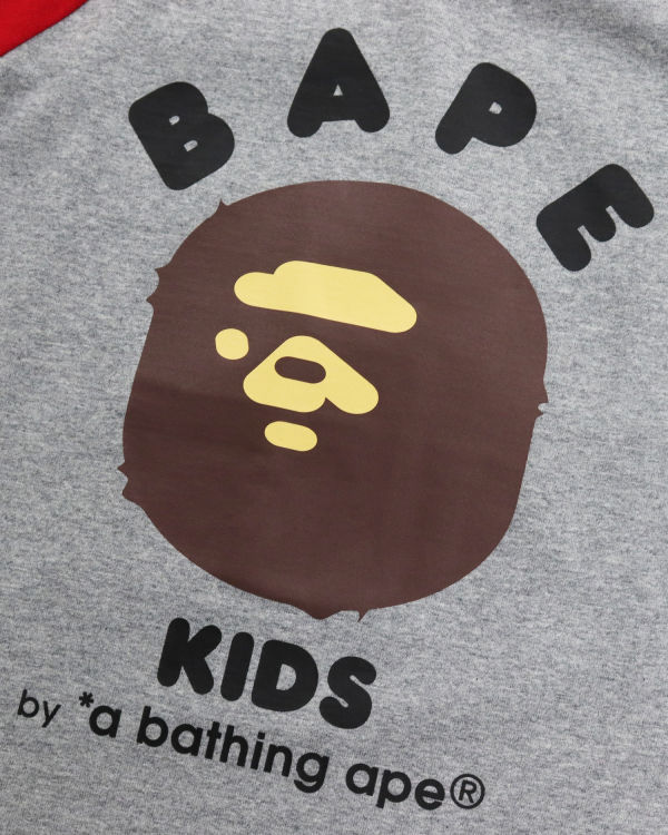 Camiseta Bape BK15th Anniversary Ape Head Niños Gris | IBDPJ-0974