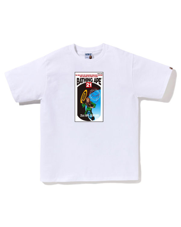 Camiseta Bape Bathing Ape Hombre Blancas | NKECO-1498