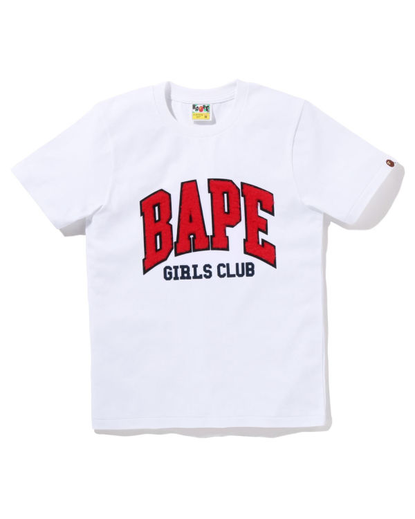 Camiseta Bape Boa Fleece Girls Mujer Blancas | ERMAY-2671