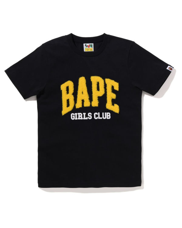 Camiseta Bape Boa Fleece Girls Mujer Negras | DCPXZ-4935