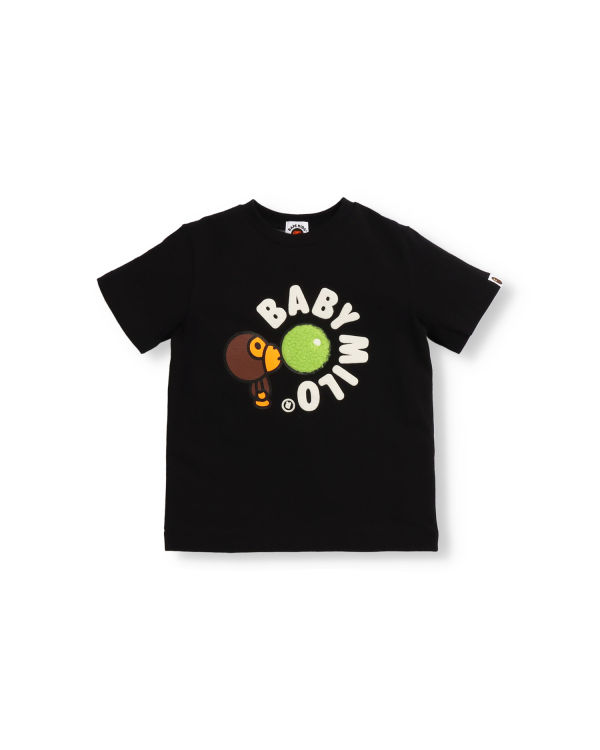 Camiseta Bape Boa Fleece Milo Gum Niños Negras | NYGZQ-0764