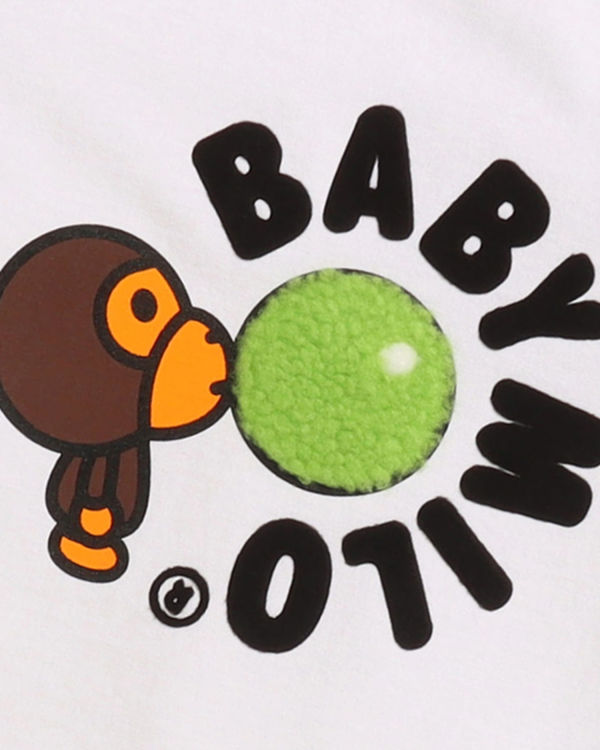 Camiseta Bape Boa Fleece Milo Gum Niños Blancas | OWKMG-6519