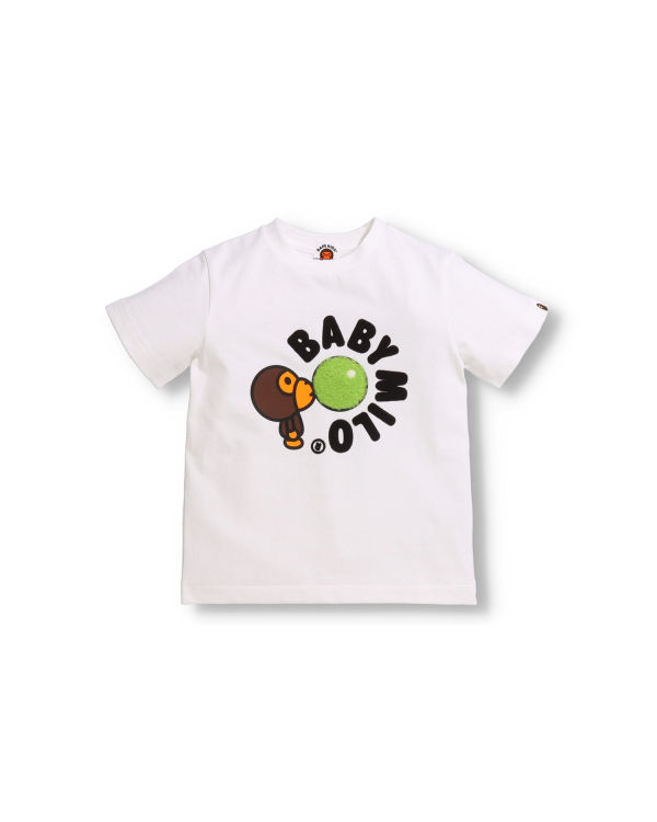 Camiseta Bape Boa Fleece Milo Gum Niños Blancas | OWKMG-6519